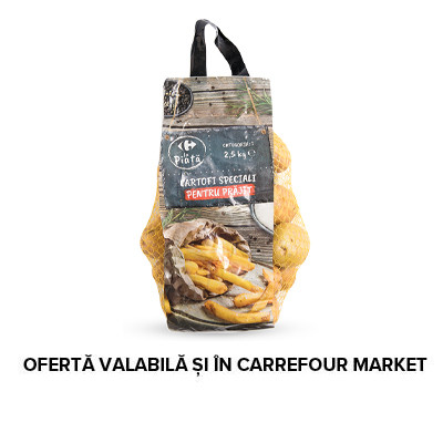 Cartofi pentru prăjit, Carrefour la Piață