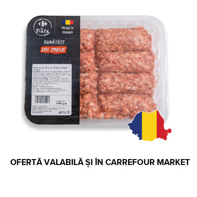 Mici de vită și porc, Carrefour