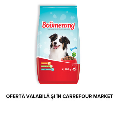 Hrană uscată pentru câini, Boomerang