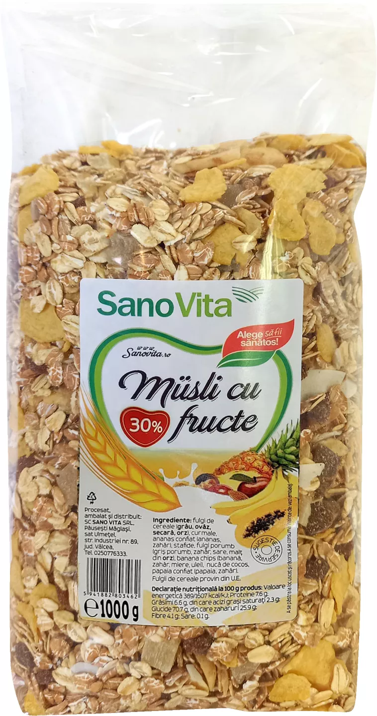 Sano Musli+fru30%1kg
