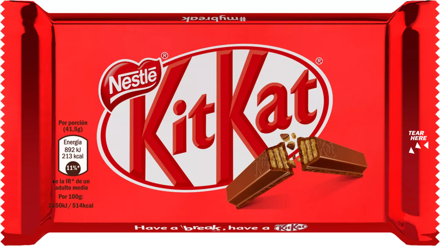 Kit Kat 4 Fingers Napolitană glazurată 41,5 g
