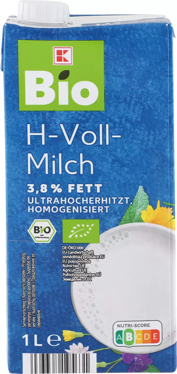 K-bio Lapte 3,8% 1l