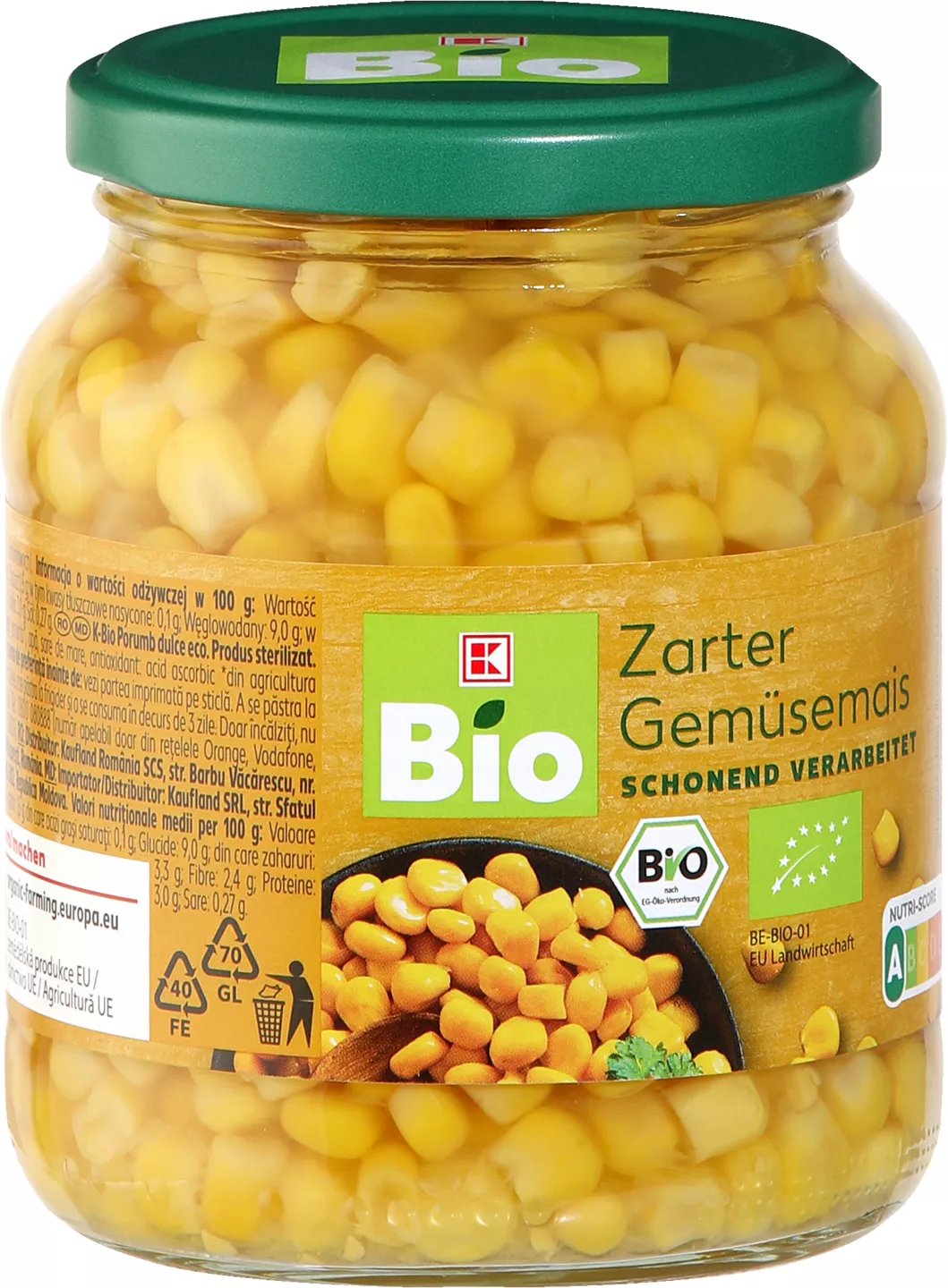 K-bio Porumb 370 ml