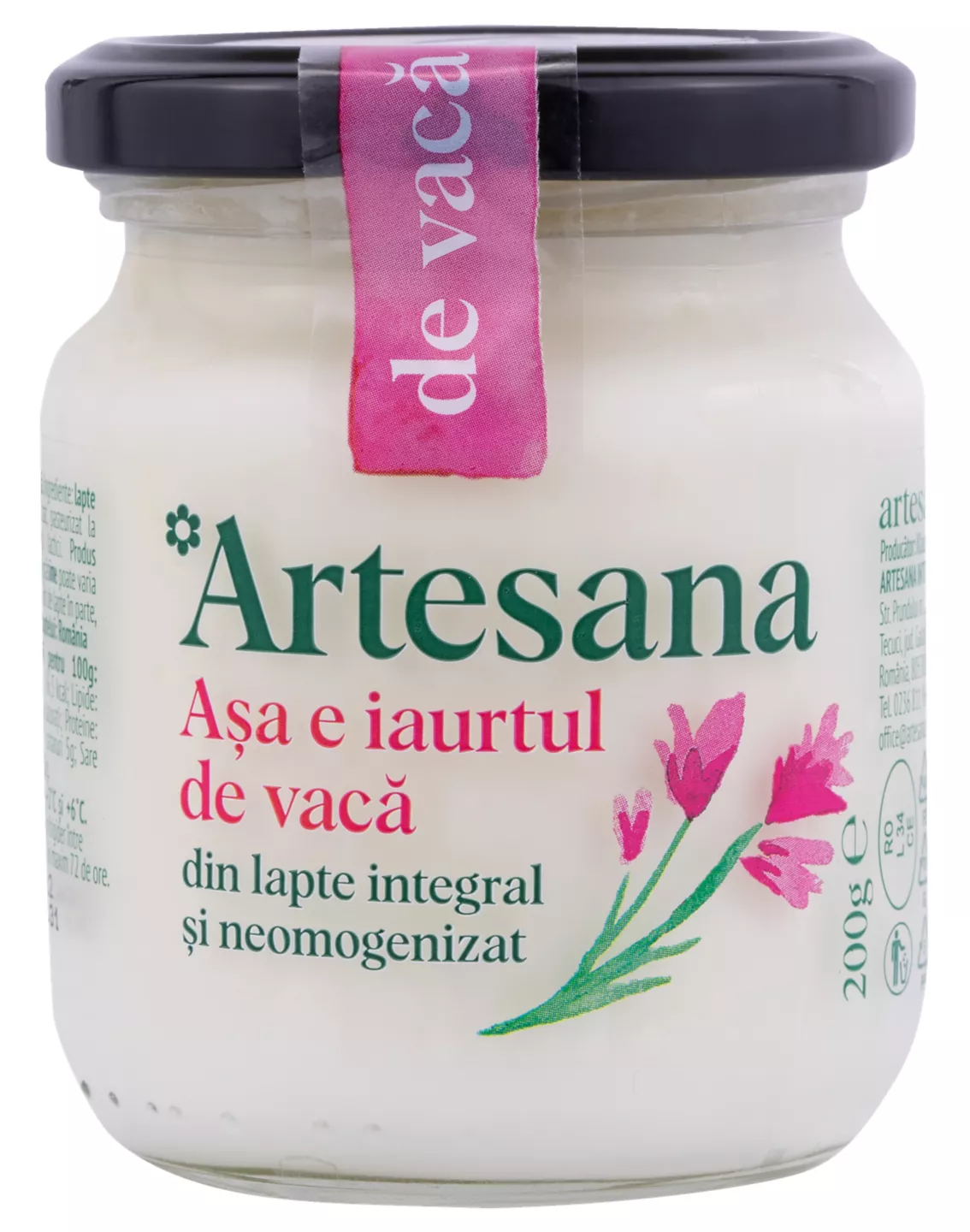 Art Iaurt Vacă 220ml