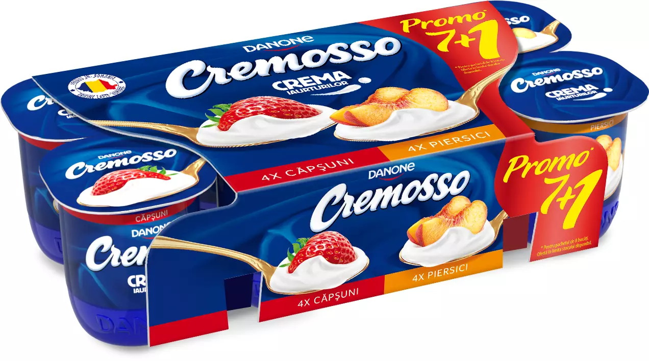 Cremosso Iaurt cu fructe 8x125g
