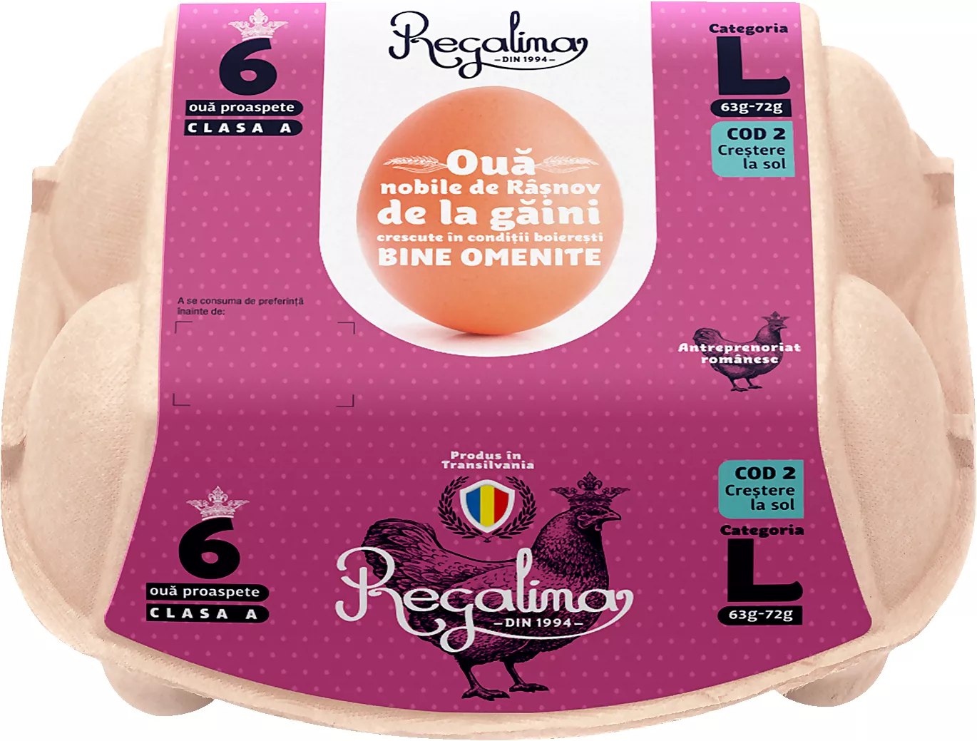 Rega Oua l Case 6buc