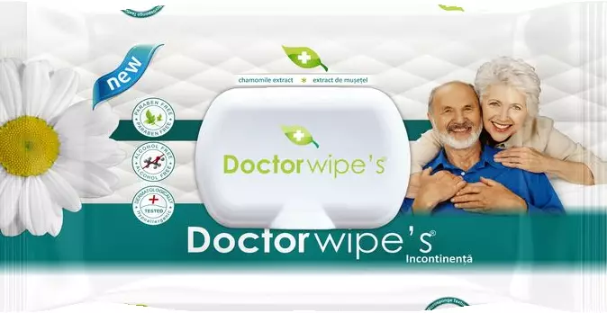 Dr Wipes Servetele Inc 72
