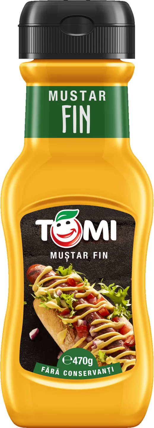 Tomi Mustar Fin 470g