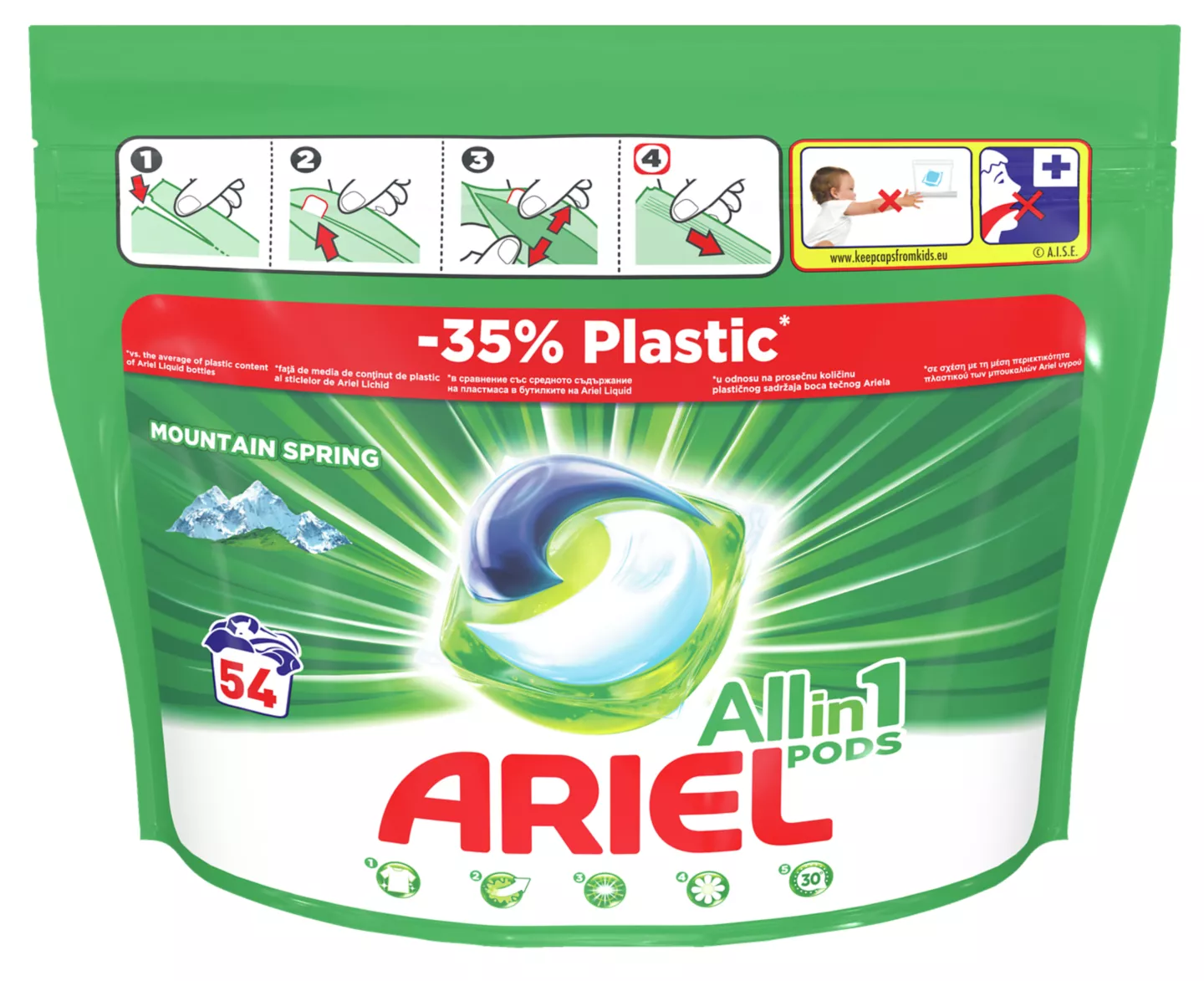 Ariel Capsule 54 buc