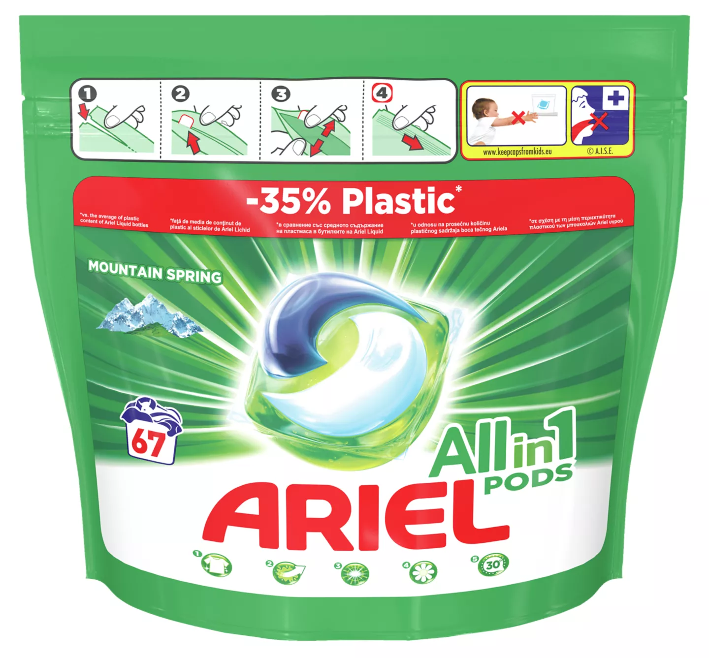Ariel Capsule 67 buc