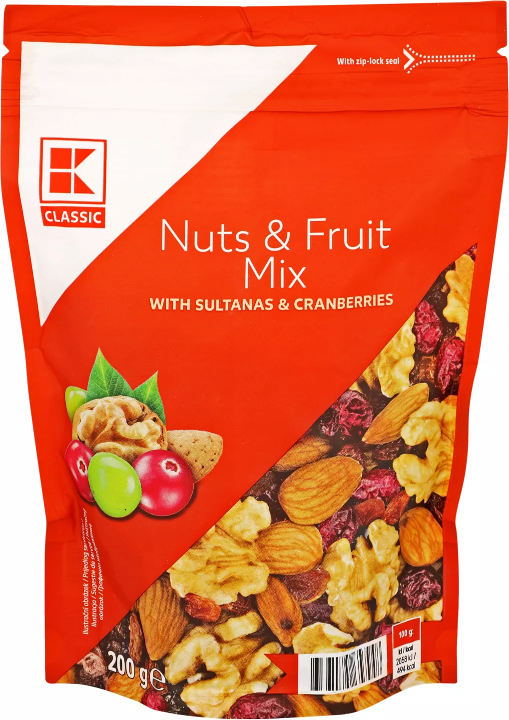 Klc Mix Fructe 750g
