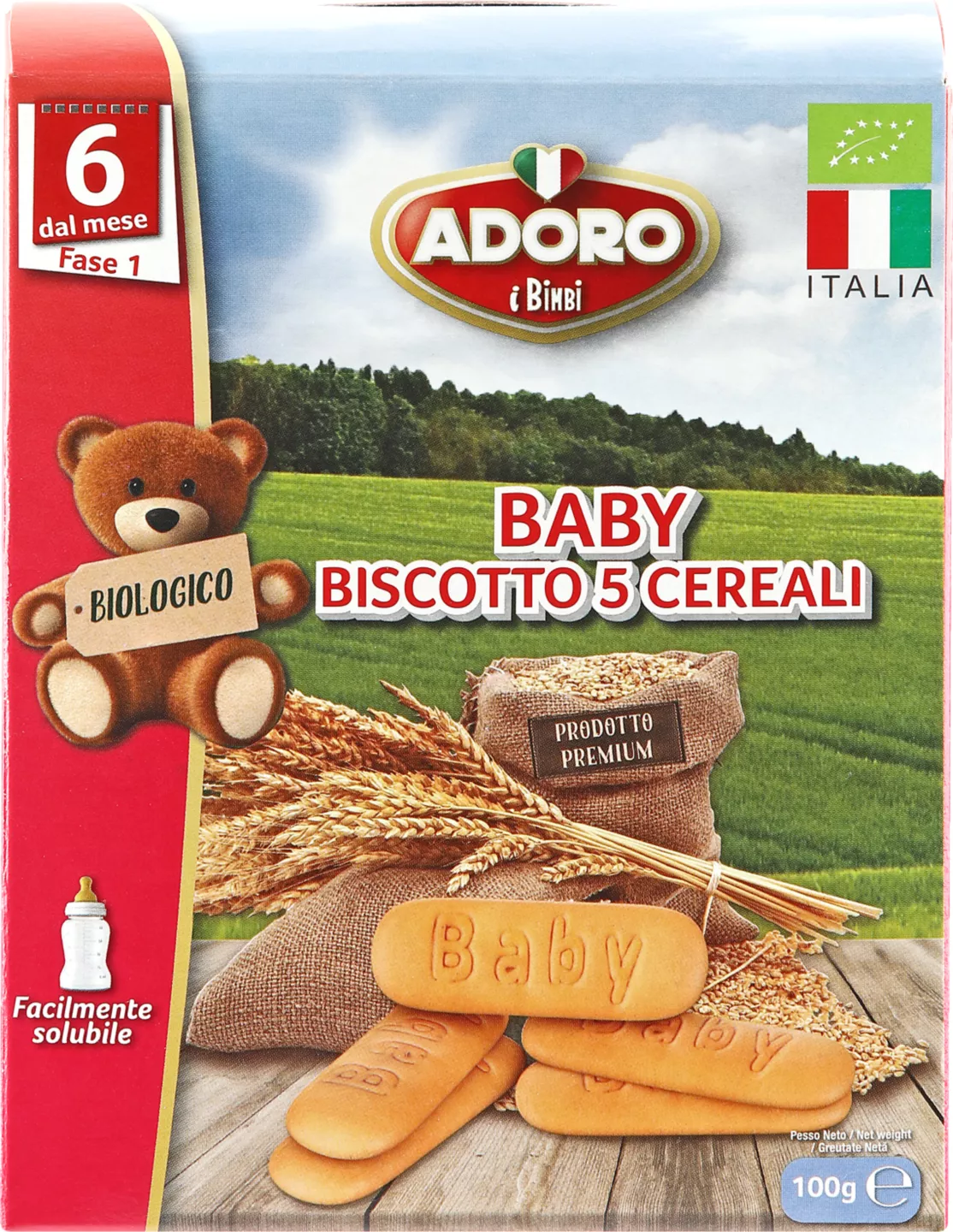 Adoro Bisc BIO 100g