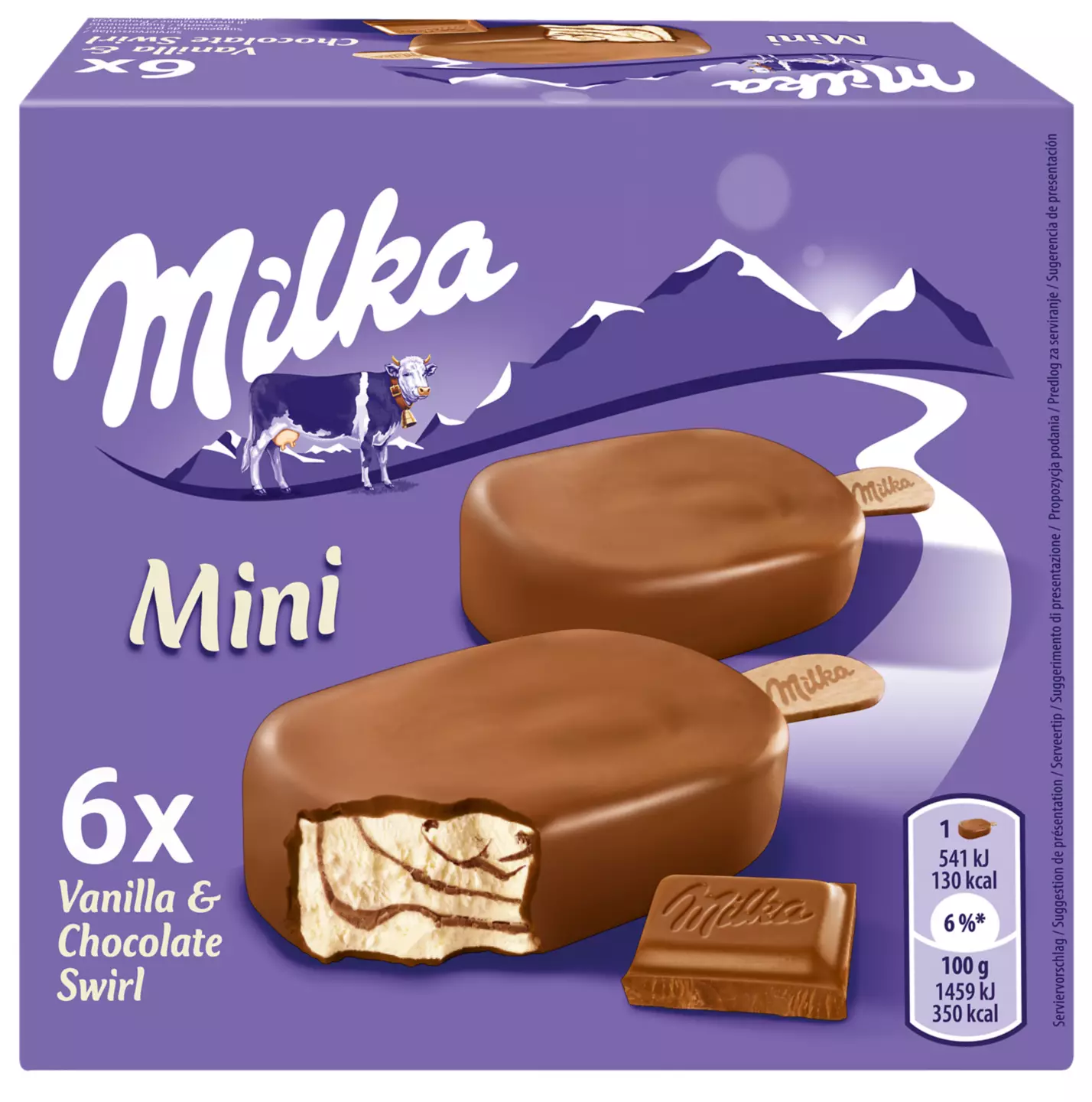 Milka Vanilie 6x50ml