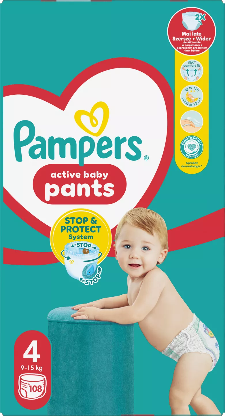 Pampers Pants Scutece pentru copii 108 buc
