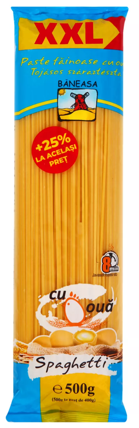 Spaghetti 400g+25%