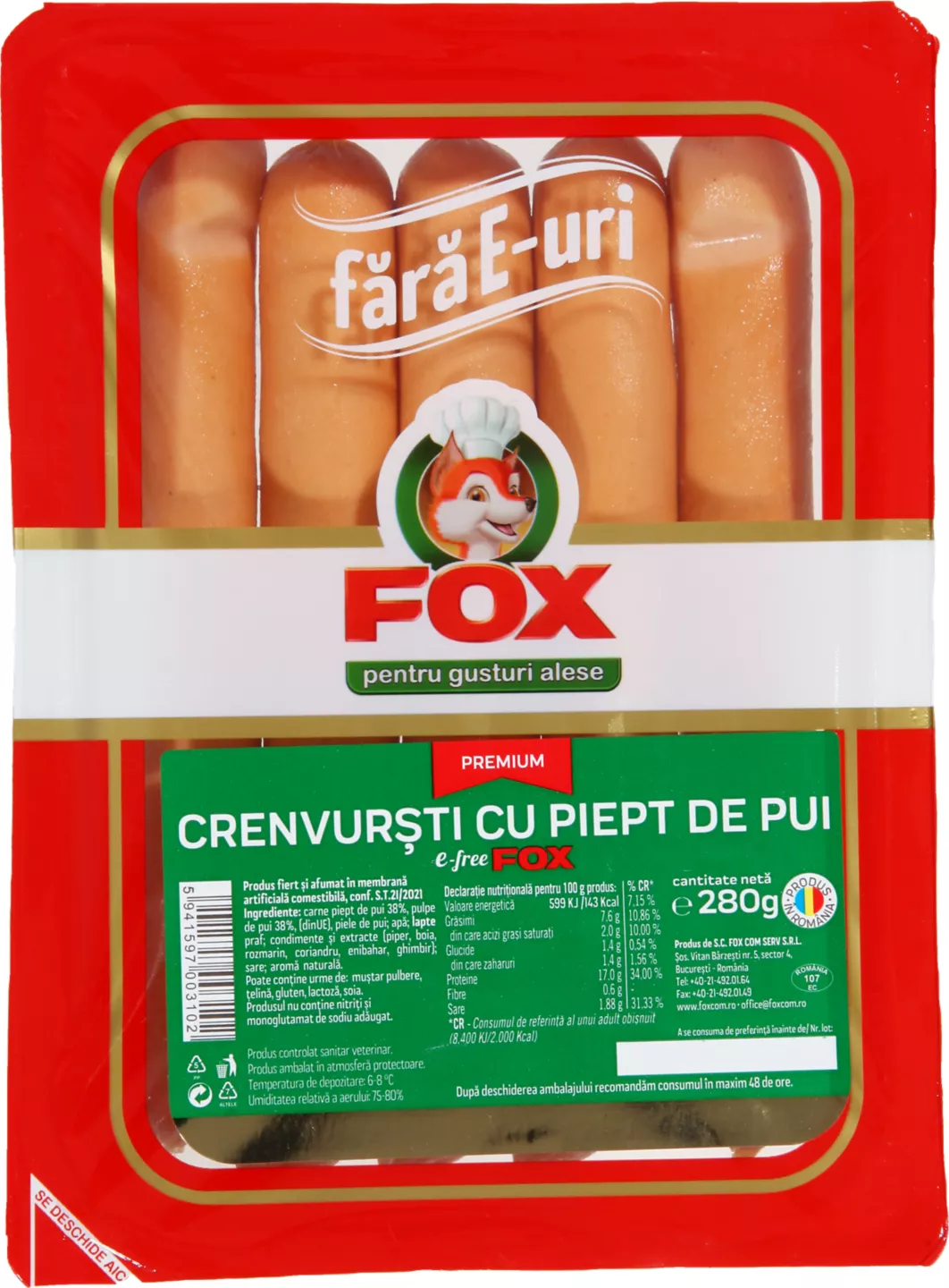 Fox Crenvursti Pui