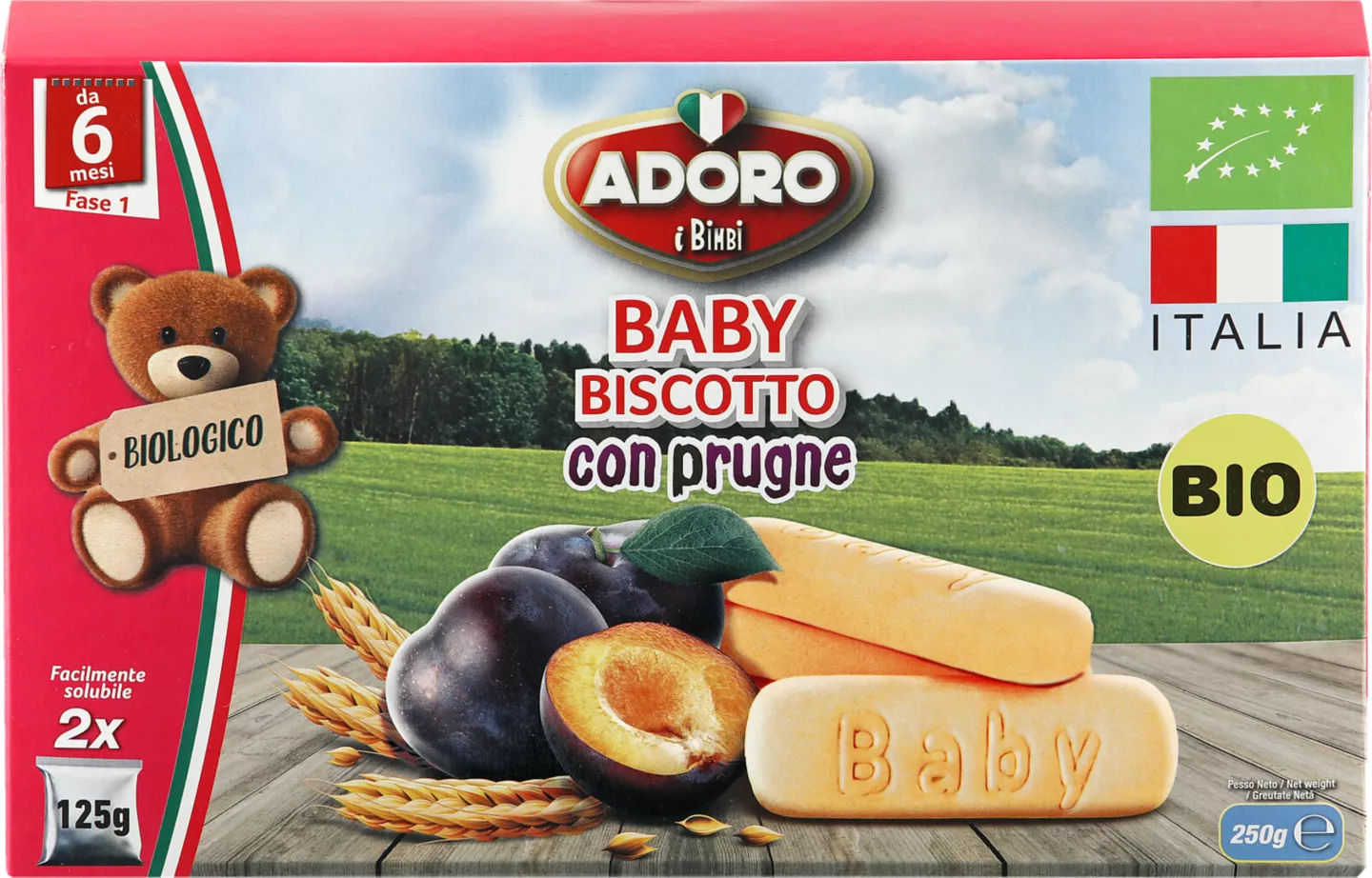 Adoro Biscuiți bio cu prune