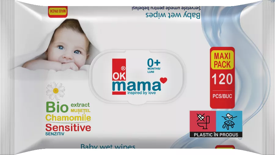 Ok Mama Servetele 120buc