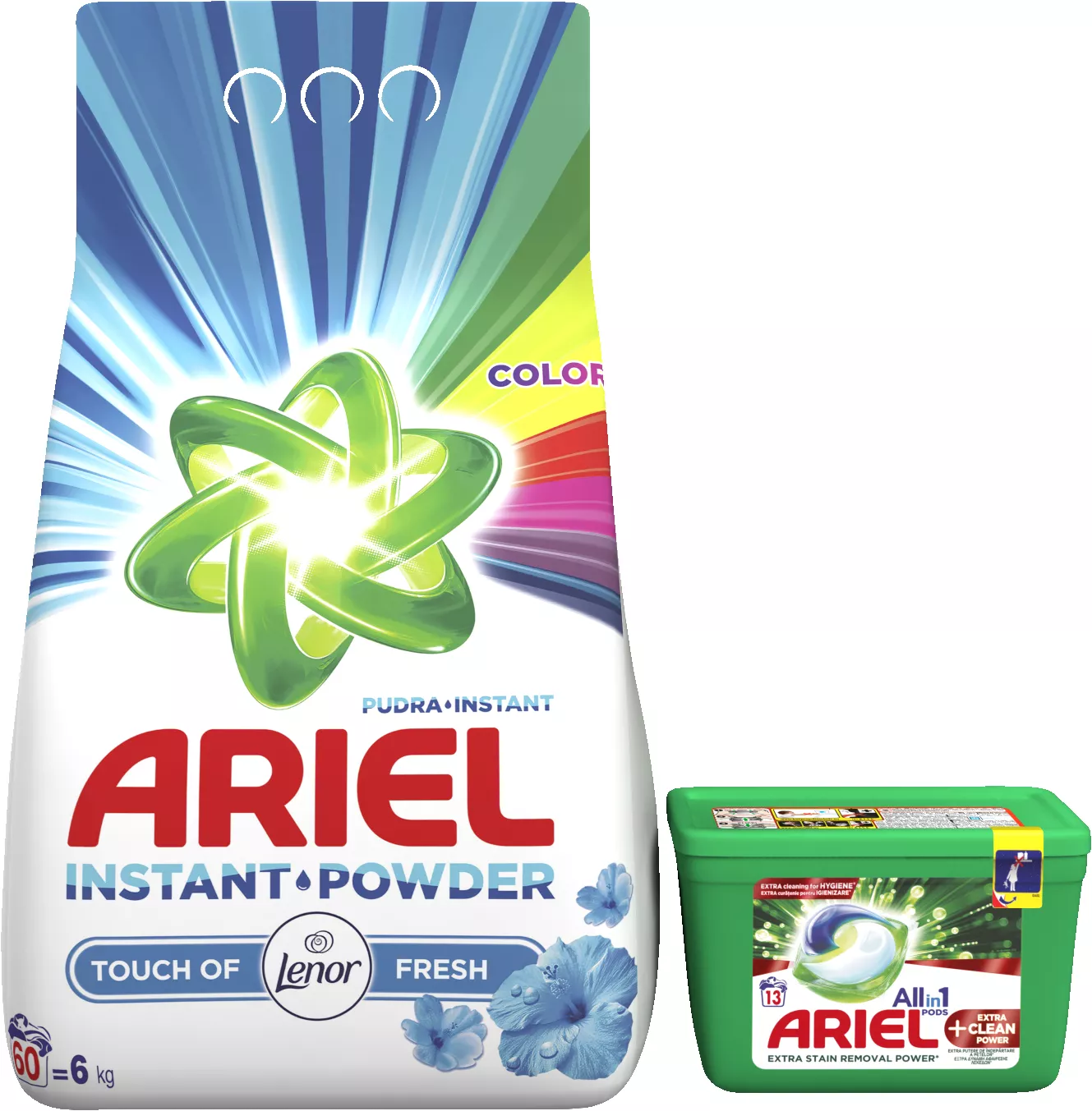 Ariel 6kg+oxi 13buc