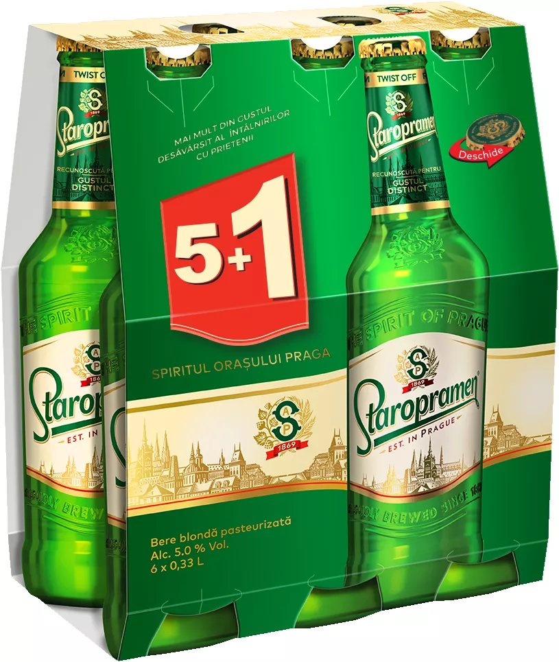 Staropramen 6x0,33l