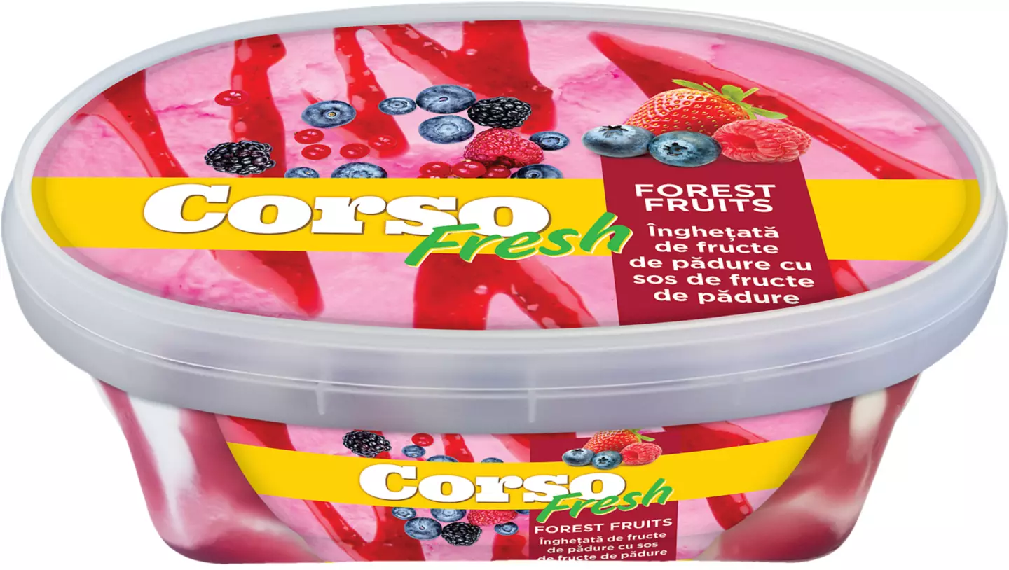 Corso Înghețată fructe de pădure 900ml