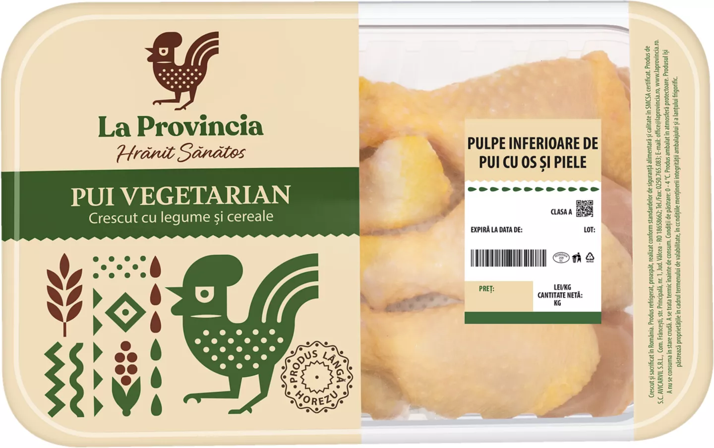 La Provincia Puiul vegetarian Pulpe de pui inferioare