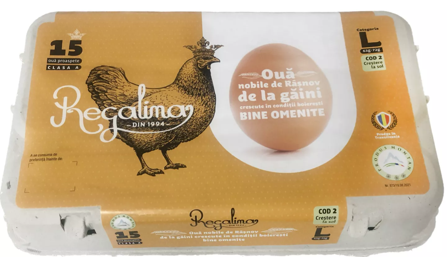 REGALINA Ouă L cod 2 15 buc