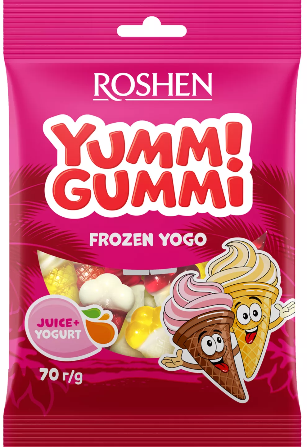 Yummi Gummi Jeleuri frozen yogo