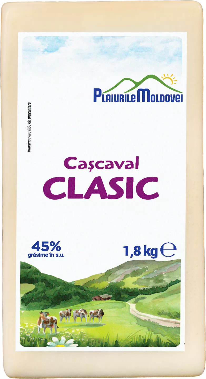 Plaiurile Moldovei Cașcaval Clasic 100 g