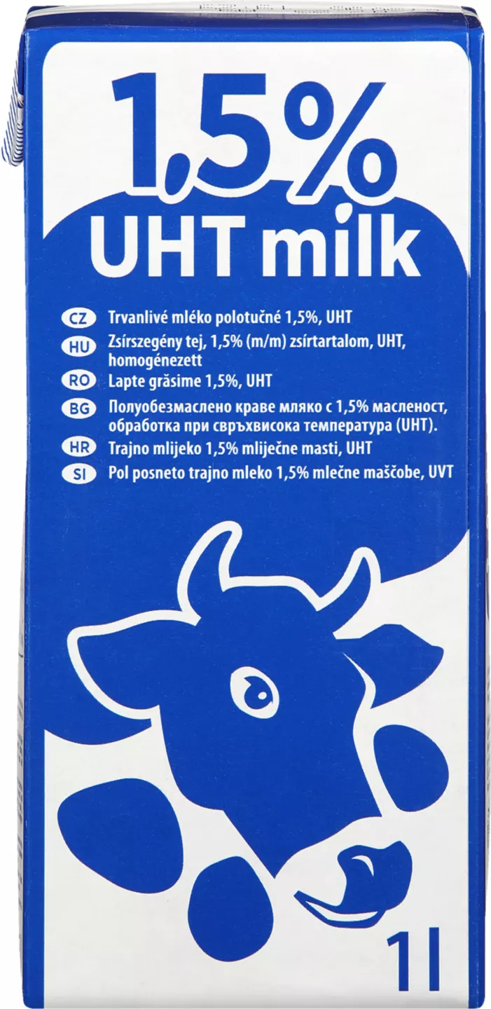 Lapte UHT 1,5% 1l