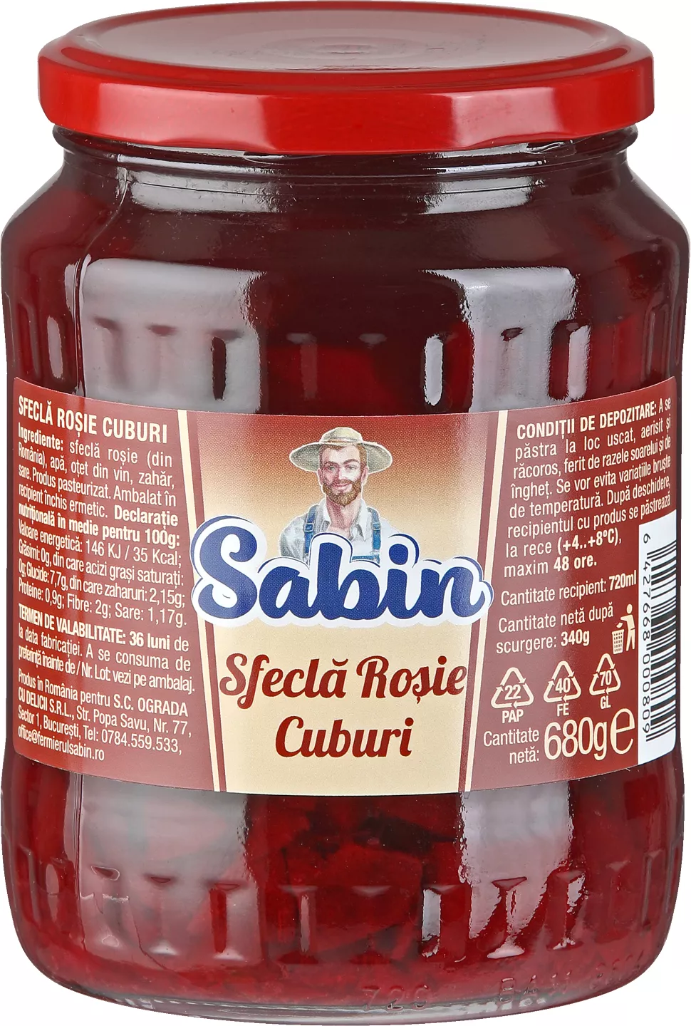S Sfecla Rosie 680g