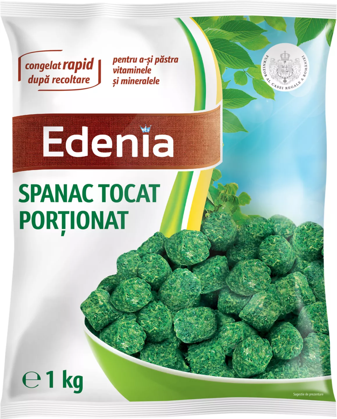 Edenia Spanac tocat porționat
