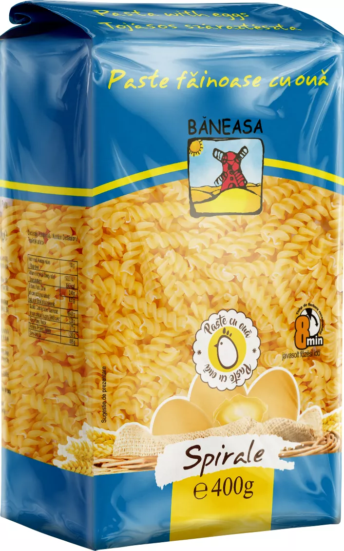 Băneasa Paste diverse sortimente cu ou, 400 g