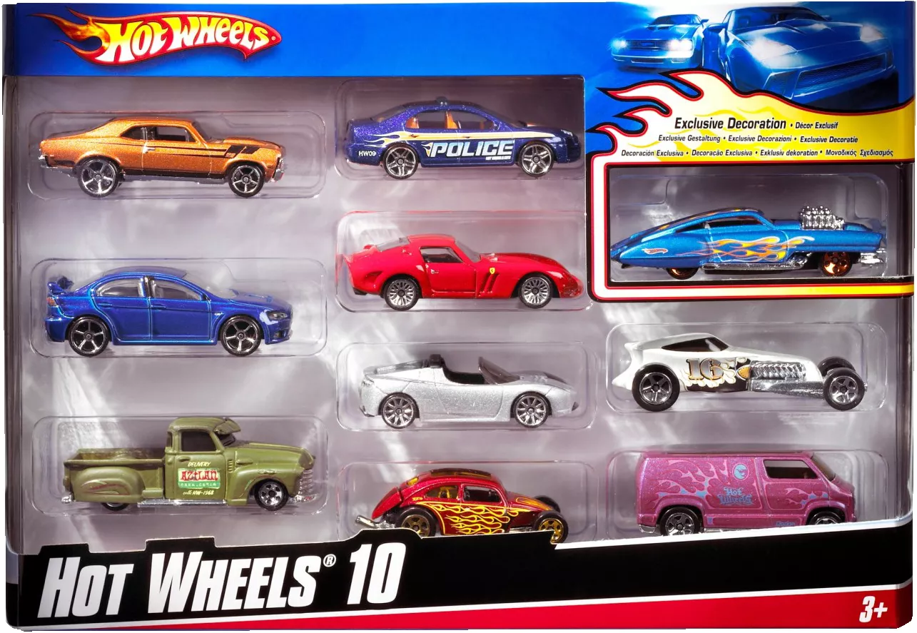 Hot Wheels 10 Masini
