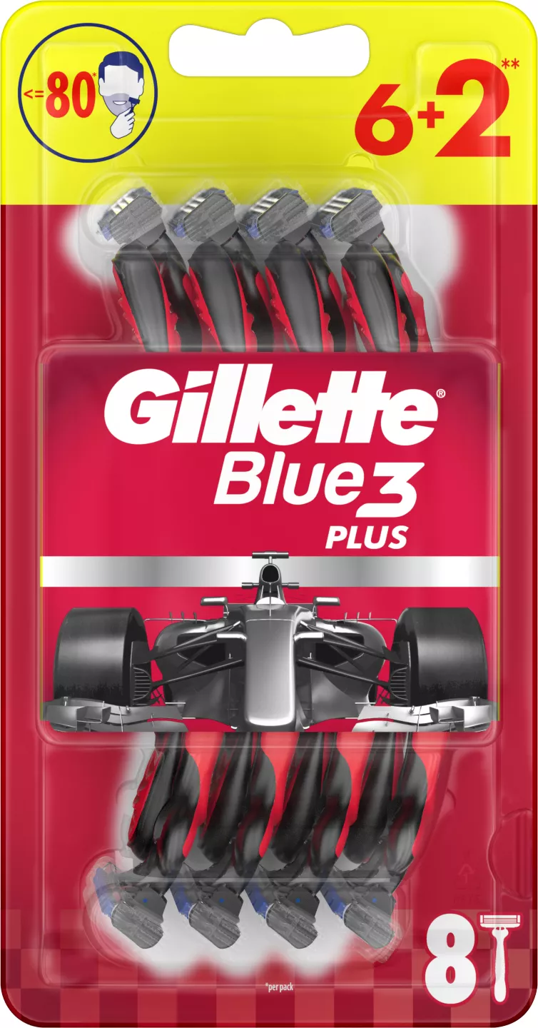 Gillette Red 6+2