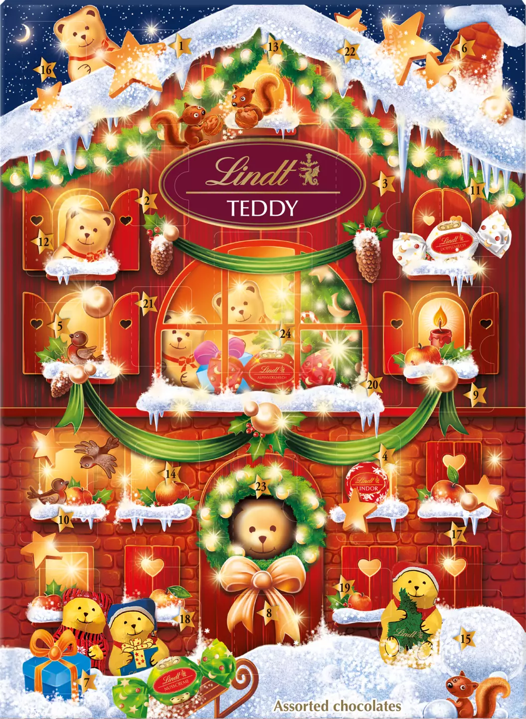Lindt Teddy Adv 170g