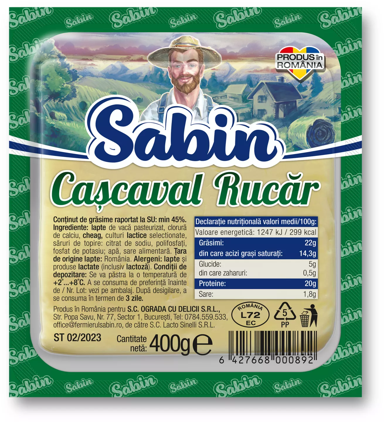 Sabincas Rucar 400g