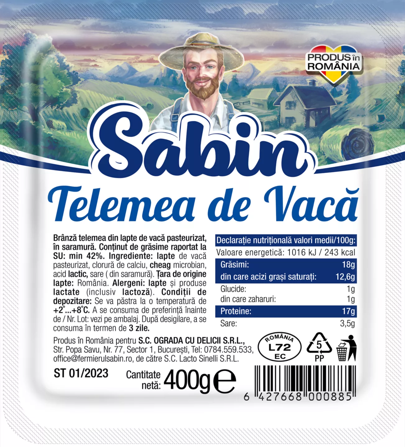 Sabintel Vaca 400g