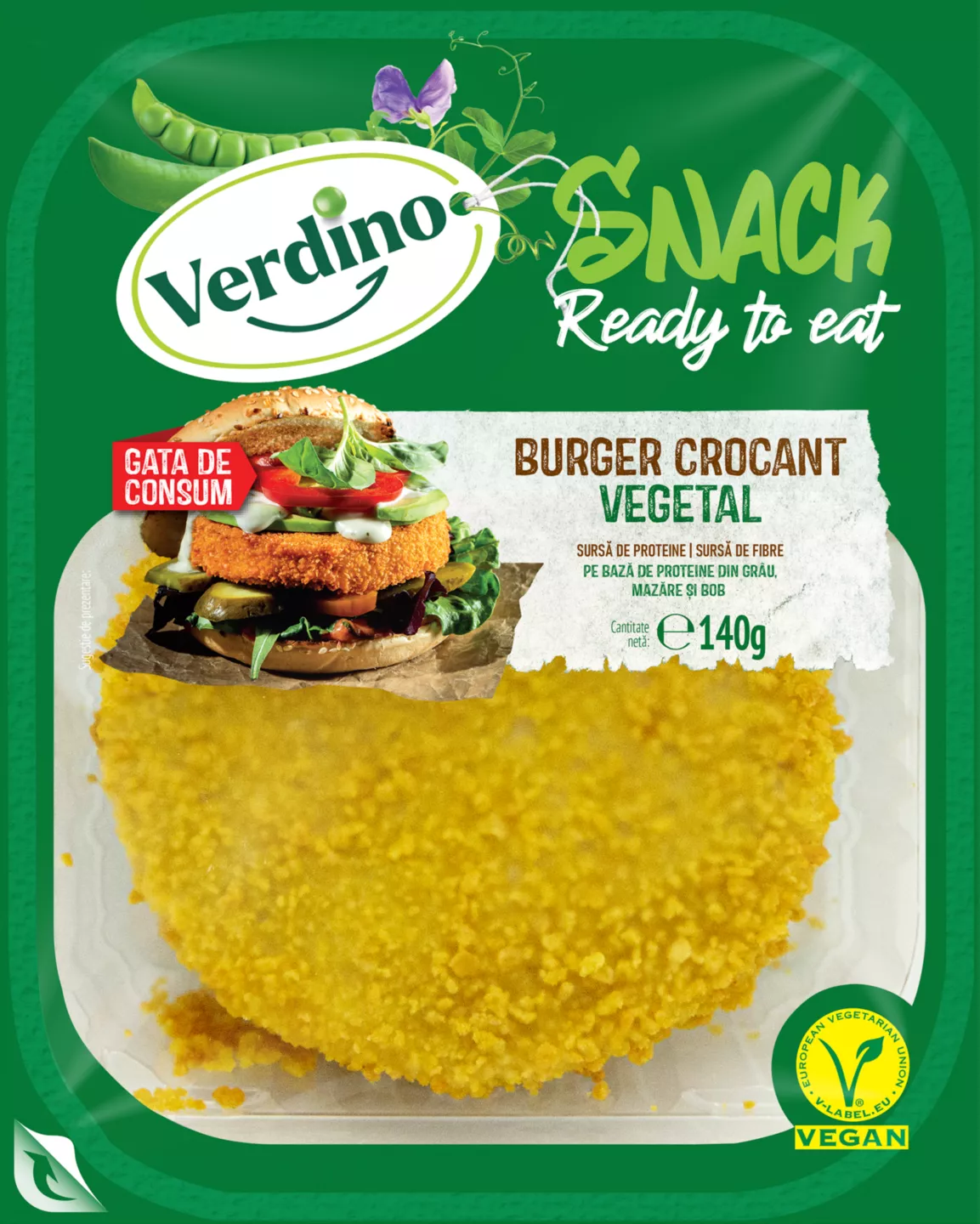 V Burger Veg 140g