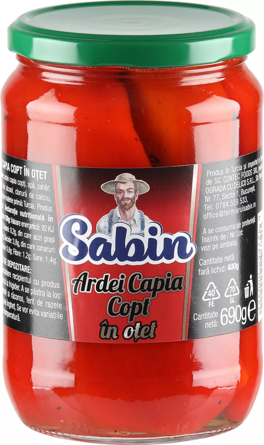 Sabin Ardei Copt 690g