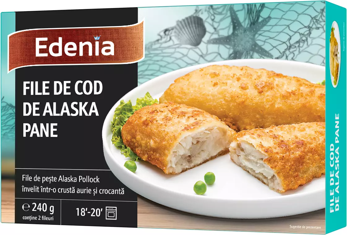 Edenia Cod Pane 240g
