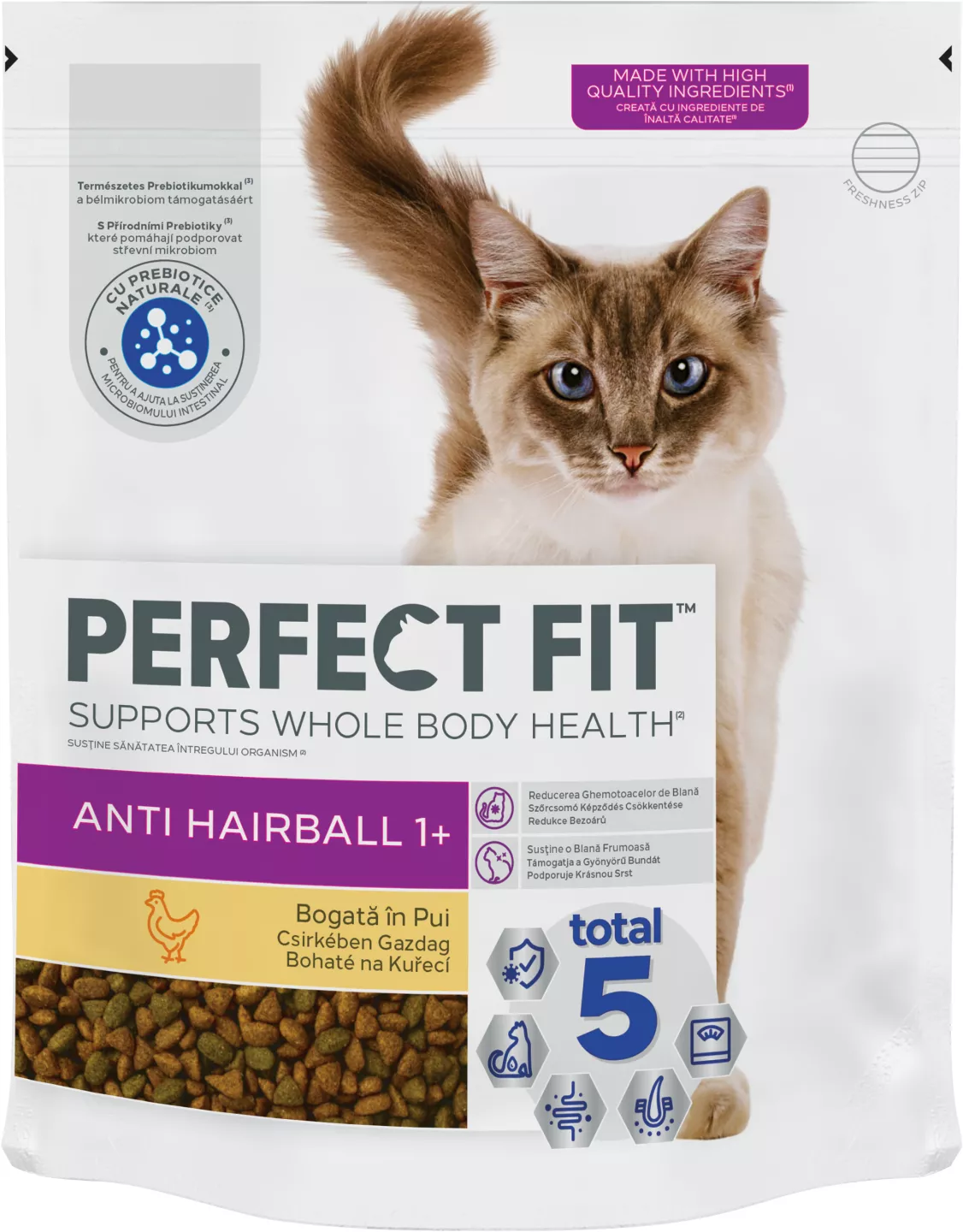 Perfect Fit Hrană pisici antihair ball 1,4 kg