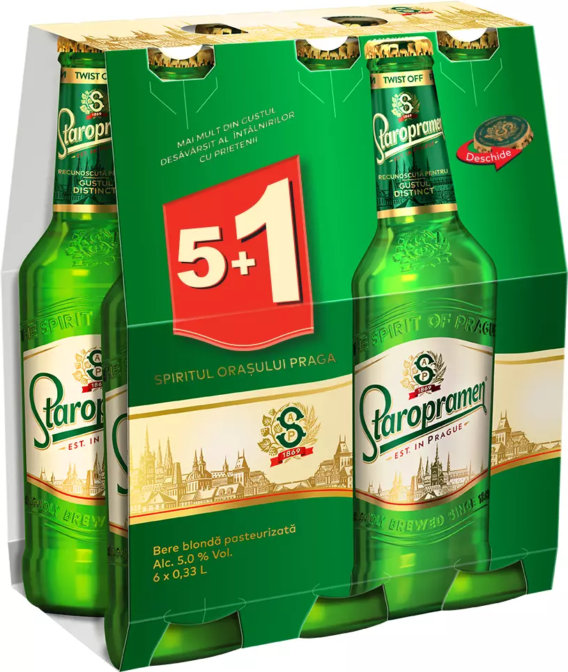 Staropramen 6x0,33l