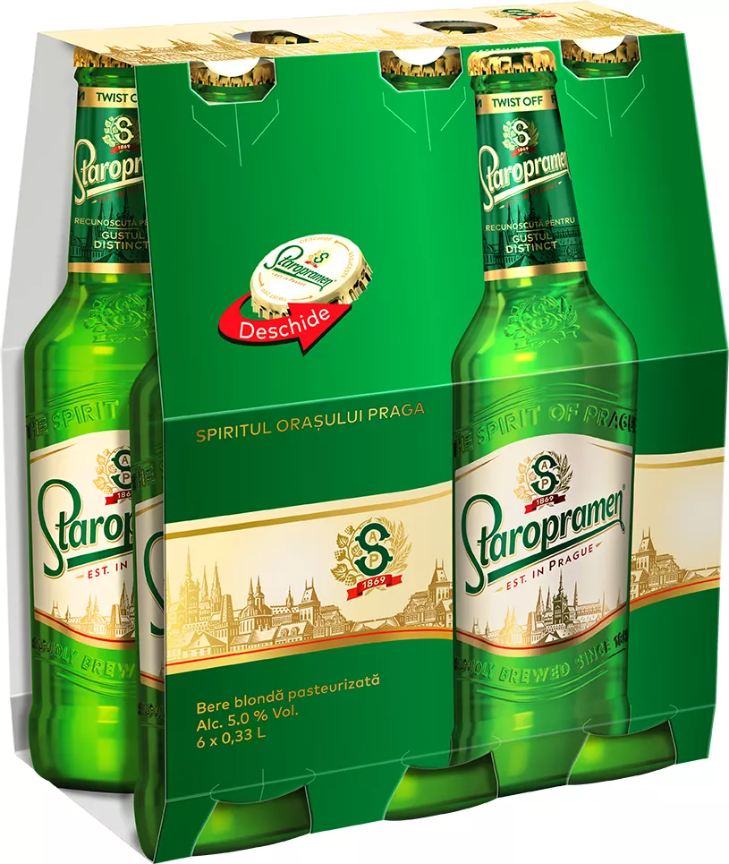 Staropramen 6x0,33l