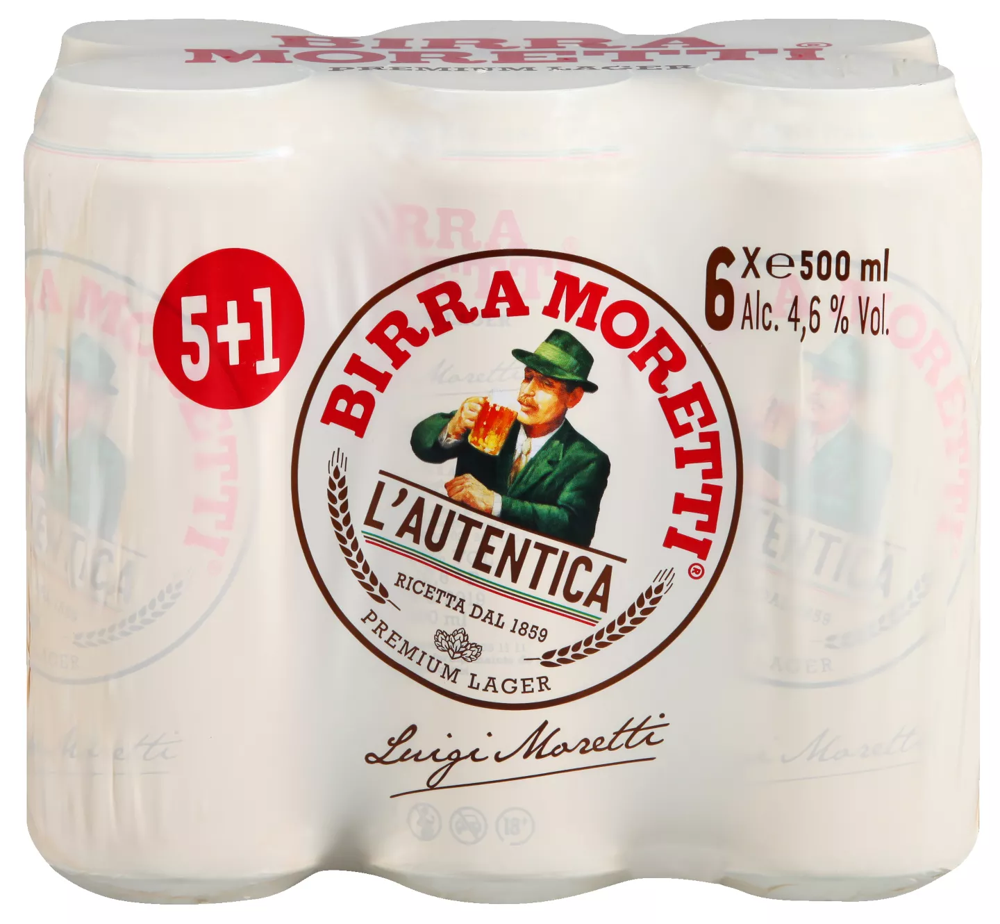 Birra Moretti 6x0,5l