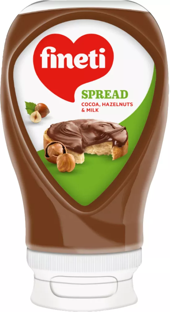 Fineti Cremă cu cacao, alune și lapte