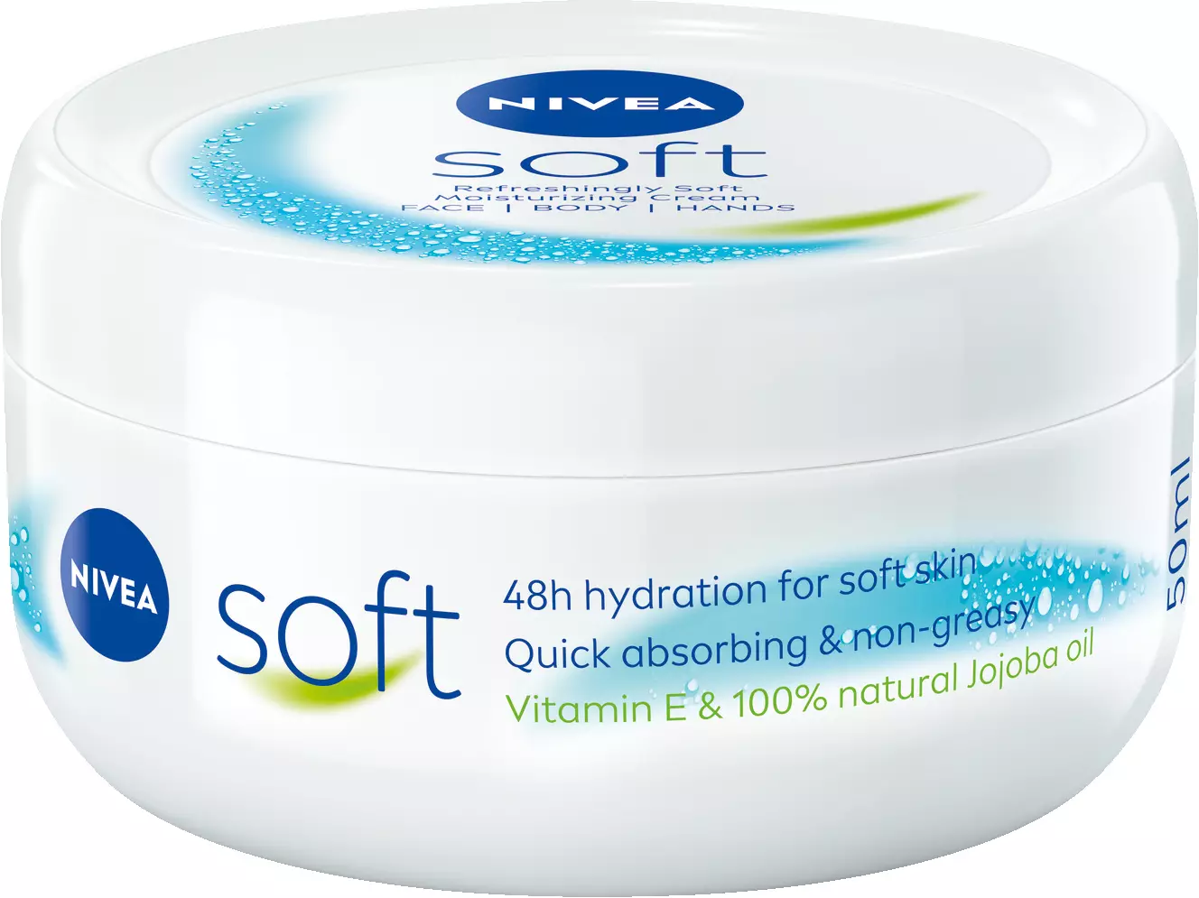Nivea soft cremă uz general, 50 ml
