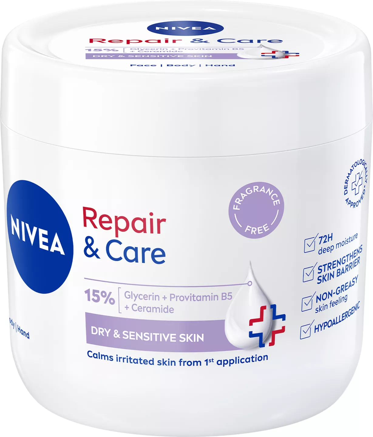 Nivea Cremă de corp sensitive 400 ml