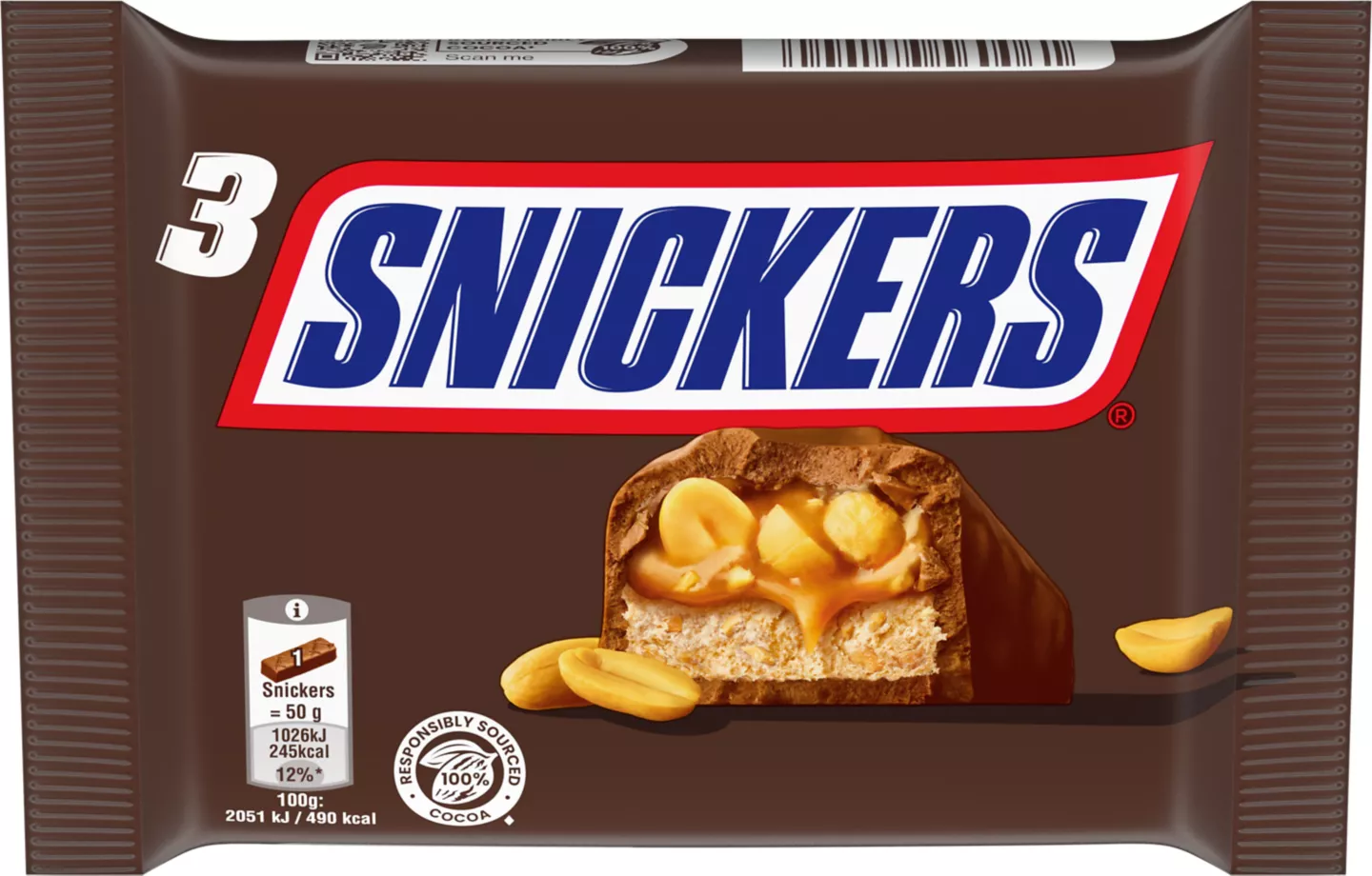Snickers 3pack 150g