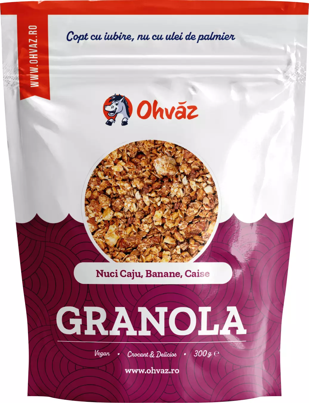 Ohvăz Granola ciocolată-merișoare 300 g